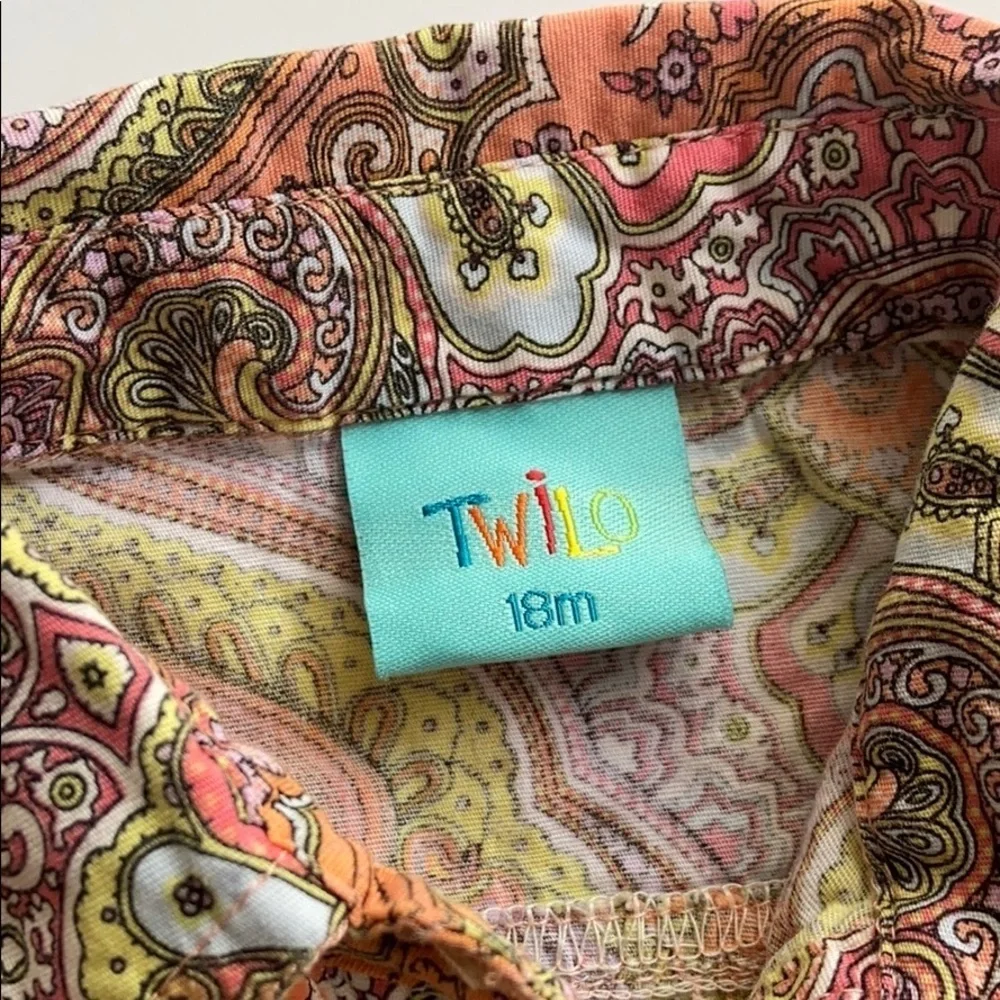 Twilo Paisley Dress Toddler Size 18 Months
